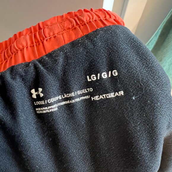Under Armour - Womens Fly By Shorts Size L Large Orange - Picture 6 of 6